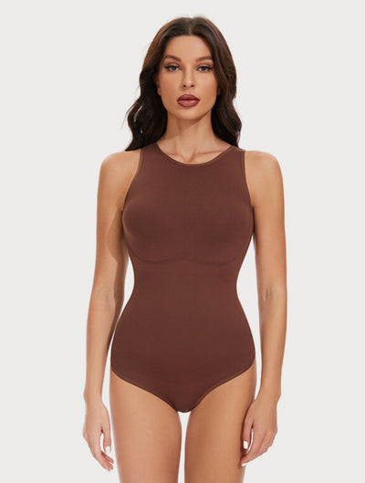 Ronde Hals Thong Bodysuit