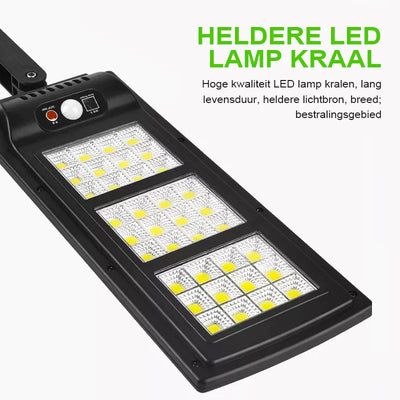Draadloze LED Solar Beveiligingslamp - 100% Zonne-energie!