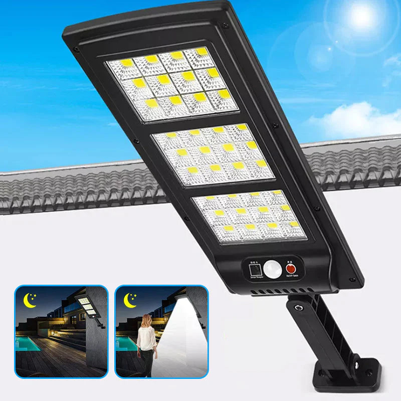 Draadloze LED Solar Beveiligingslamp - 100% Zonne-energie!