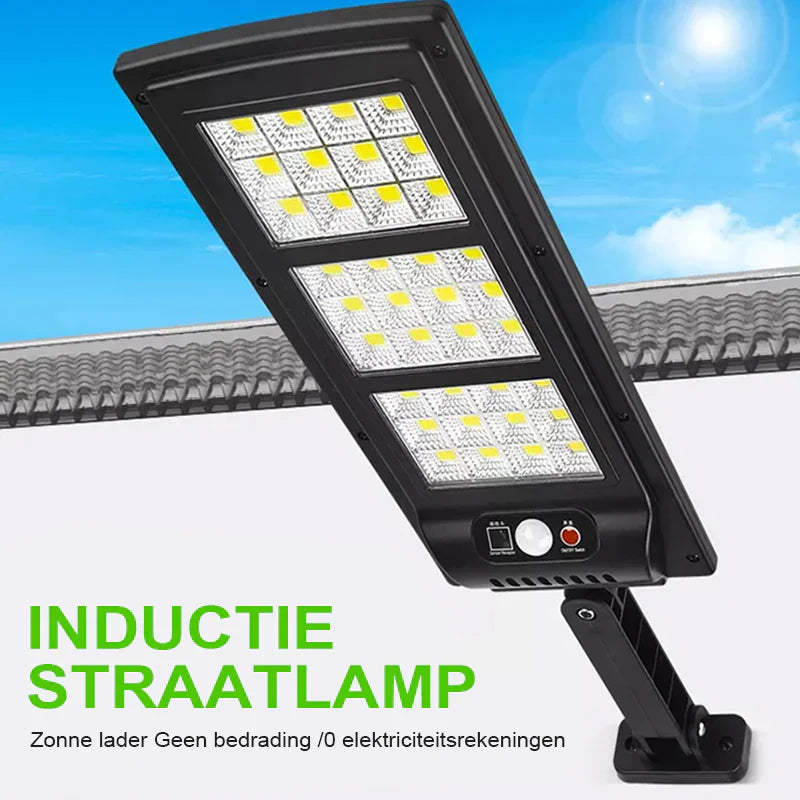 Draadloze LED Solar Beveiligingslamp - 100% Zonne-energie!