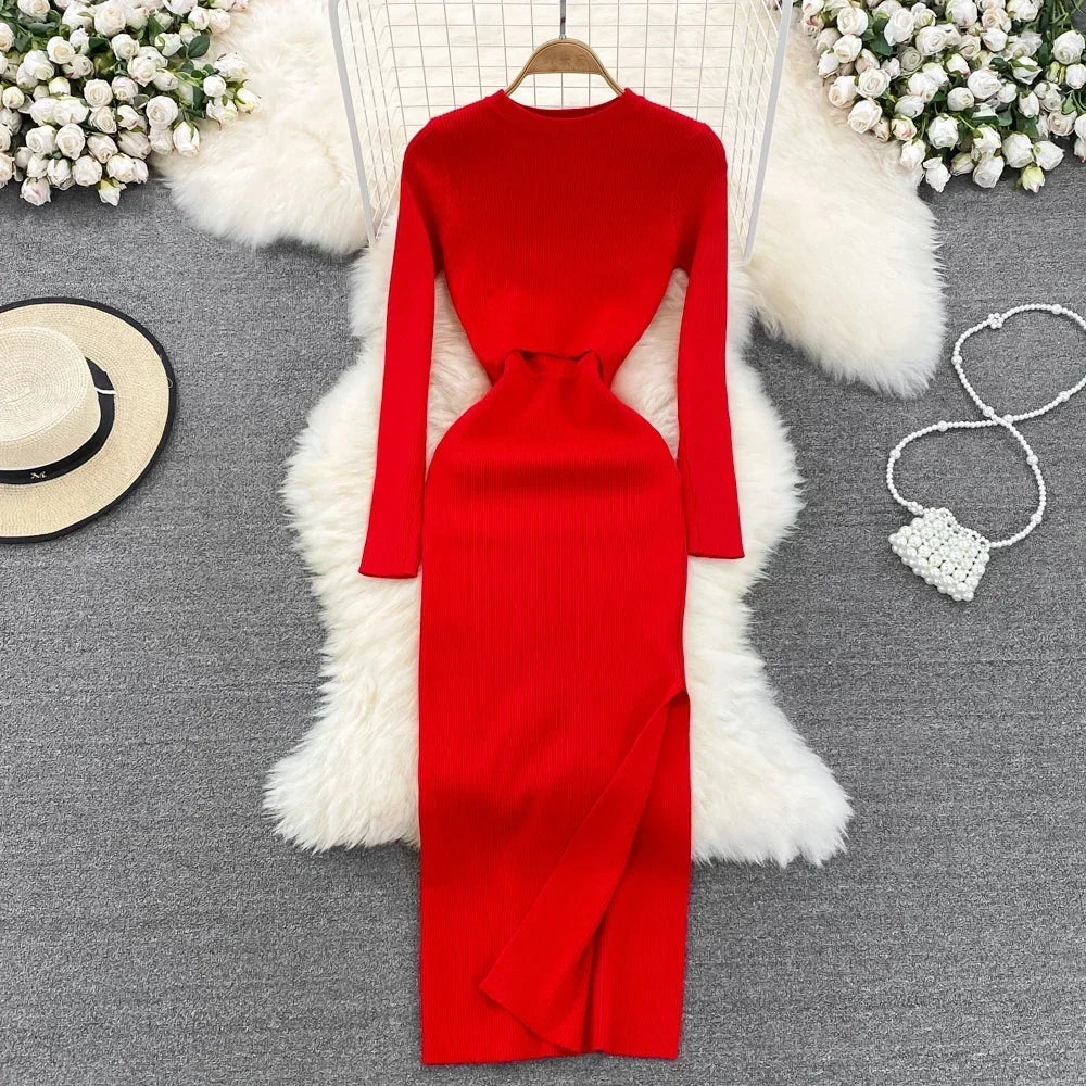 Bella bodycon knit jurk