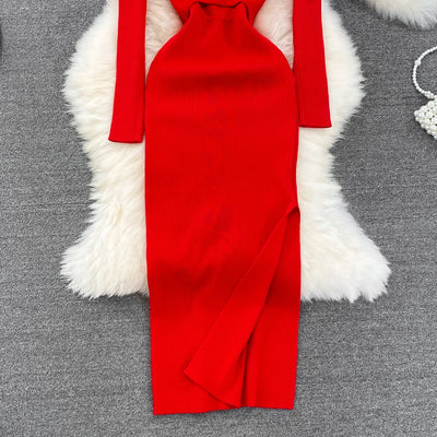 Bella bodycon knit jurk