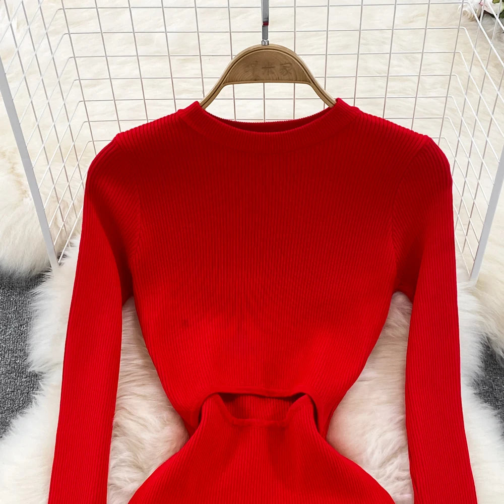 Bella bodycon knit jurk