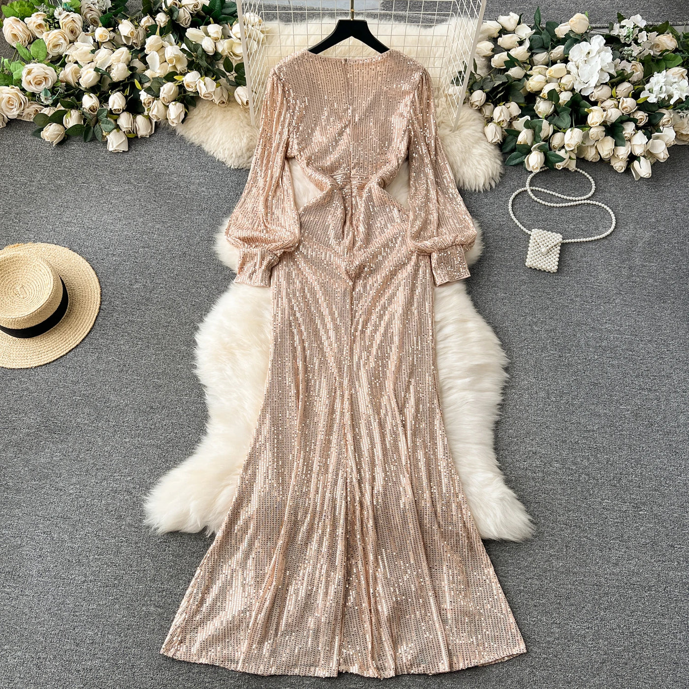 Bella Bodycon pailletten jurk