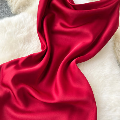 Bella vintage jurk satijn