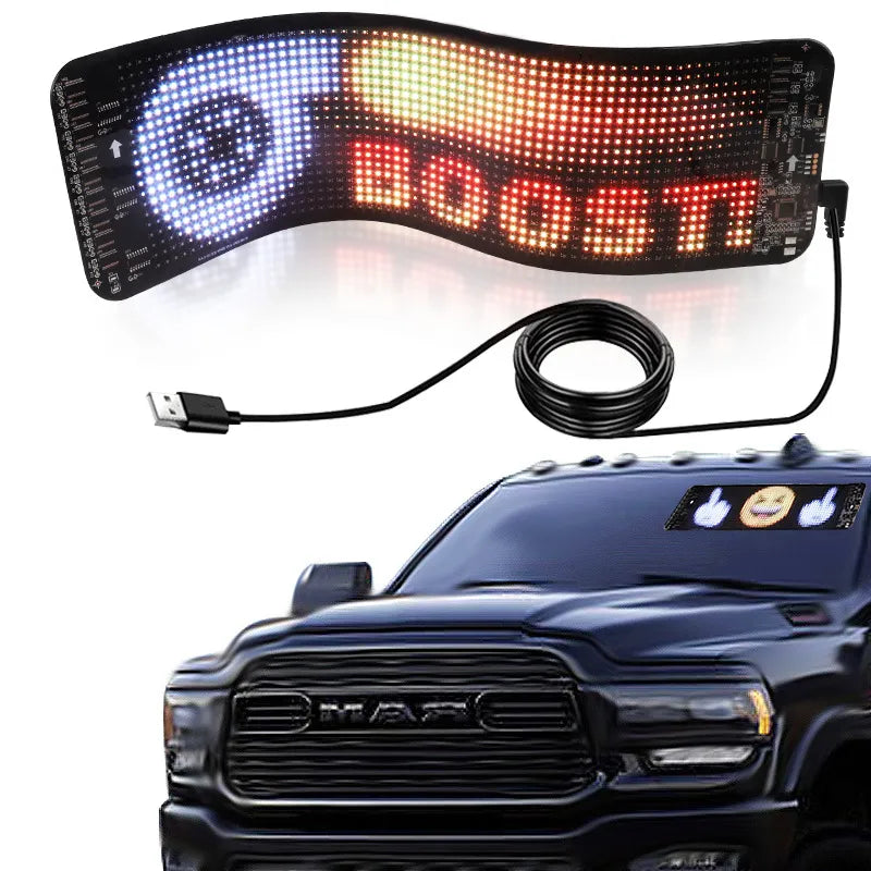 Programmable Car LED Sign