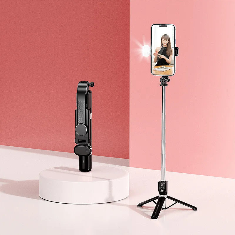 Selfie Stick Met Statief Voor Mobiele Telefoon Draadloze Bluetooth Voor Xiaomi Huawei Iphone Ios Android Stabilisator Mobiele Telefoon