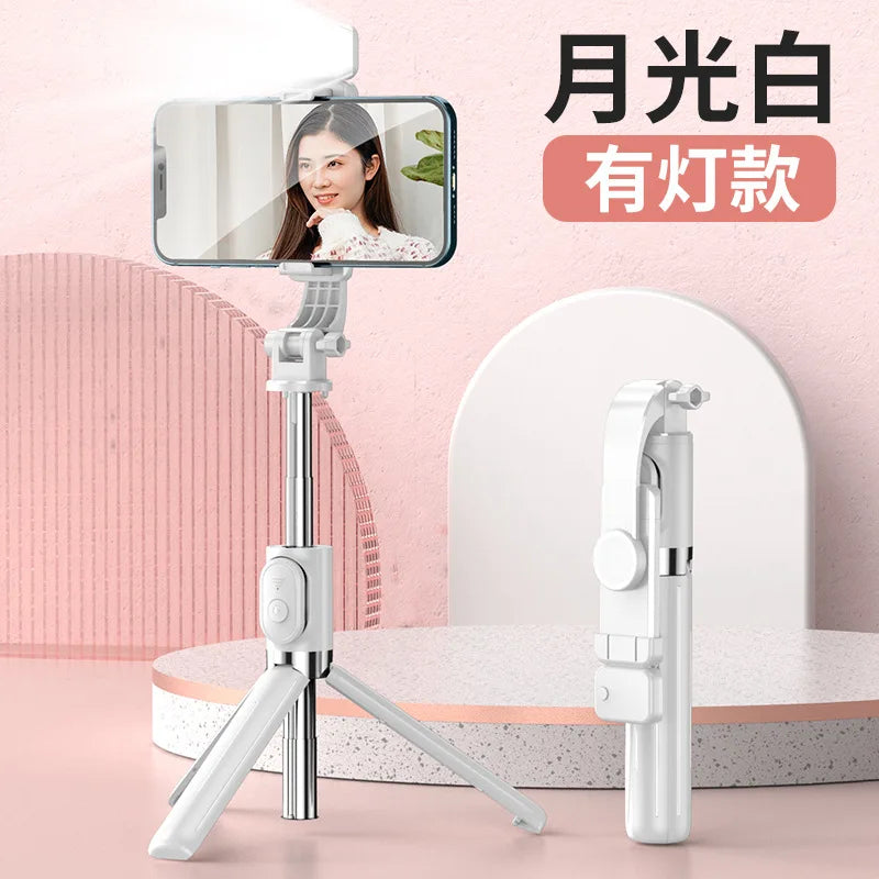 Selfie Stick Met Statief Voor Mobiele Telefoon Draadloze Bluetooth Voor Xiaomi Huawei Iphone Ios Android Stabilisator Mobiele Telefoon