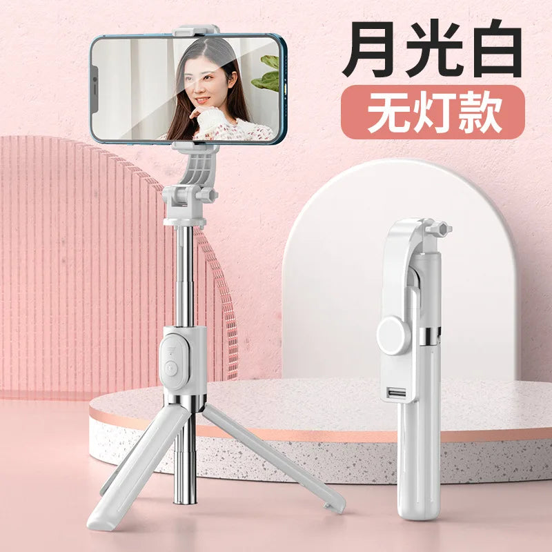 Selfie Stick Met Statief Voor Mobiele Telefoon Draadloze Bluetooth Voor Xiaomi Huawei Iphone Ios Android Stabilisator Mobiele Telefoon