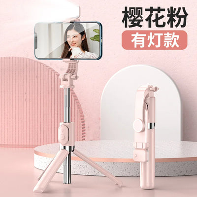 Selfie Stick Met Statief Voor Mobiele Telefoon Draadloze Bluetooth Voor Xiaomi Huawei Iphone Ios Android Stabilisator Mobiele Telefoon