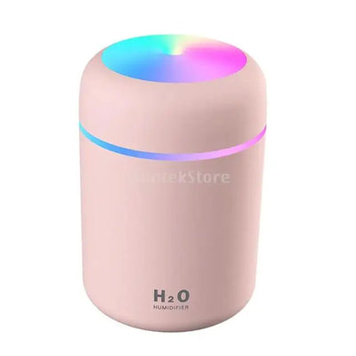 Usb Koele Mistsproeier Draagbare 300Ml Elektrische Luchtbevochtiger Aroma Olie Diffuser Met Kleurrijke Nachtlampje Voor Thuisauto