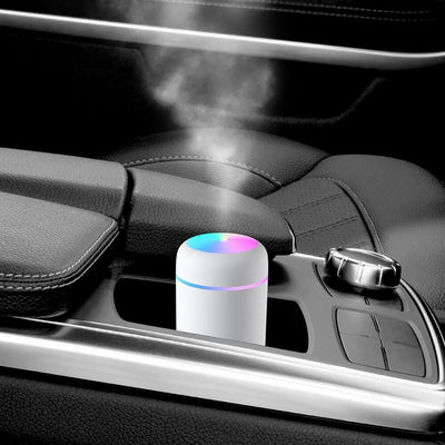 Usb Koele Mistsproeier Draagbare 300Ml Elektrische Luchtbevochtiger Aroma Olie Diffuser Met Kleurrijke Nachtlampje Voor Thuisauto