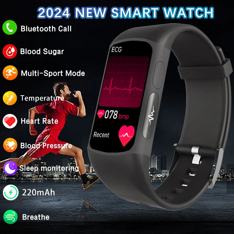 2024 Ecg Hrv Health Monitoring SmartWatch