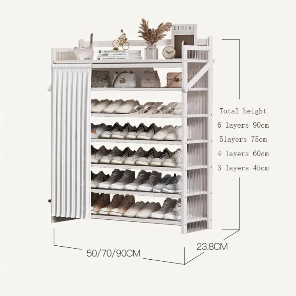 Opvouwbare meerlaagse Schoenenrek