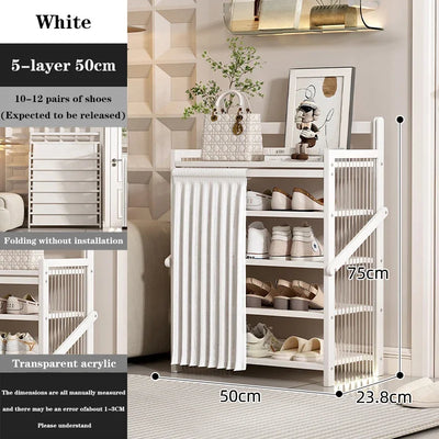 Opvouwbare meerlaagse Schoenenrek