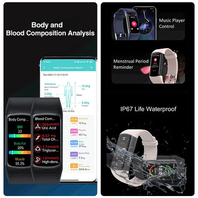 2024 Ecg Hrv Health Monitoring SmartWatch