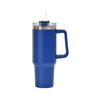 40Oz 304 Roestvrij Staal Geïsoleerde Waterfles, Thermische Koffie Auto Cup, Koude Warme Mokken Vacuümfles Met Handvat Stro, Voor Sport