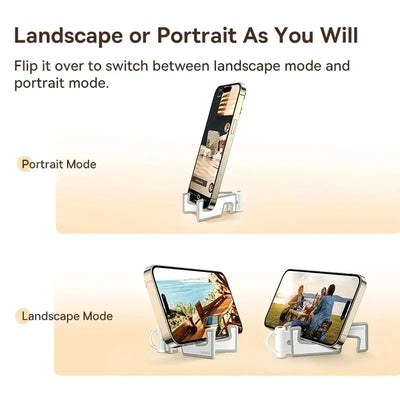 Baseus Telefoon Stand Draagbare Opvouwbare Licht Dunne Mount Stabiele Tafelstandaard Voor Iphone 15 Pocket Universele Mini Mobiele Telefoon Houders