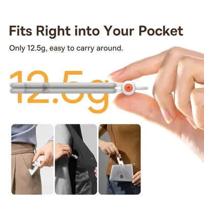 Baseus Telefoon Stand Draagbare Opvouwbare Licht Dunne Mount Stabiele Tafelstandaard Voor Iphone 15 Pocket Universele Mini Mobiele Telefoon Houders