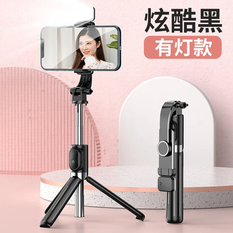 Selfie Stick Met Statief Voor Mobiele Telefoon Draadloze Bluetooth Voor Xiaomi Huawei Iphone Ios Android Stabilisator Mobiele Telefoon