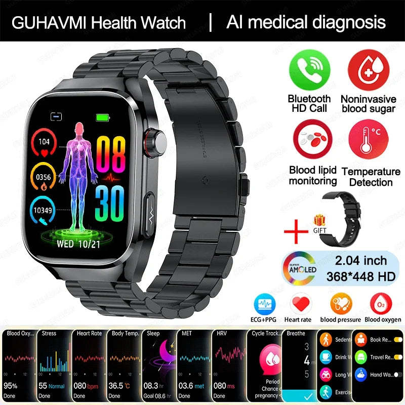 Nieuwe ECG 650 Mah Sport Smartwatch