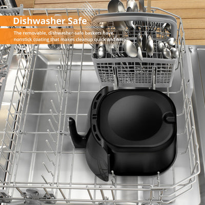 Lucht Friteuse, 8Qt Airfryer Oven Met Digitaal Display 8 Cooking Presets