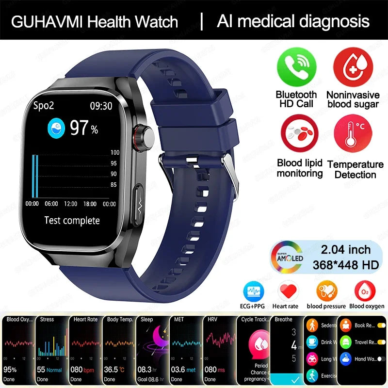 Nieuwe ECG 650 Mah Sport Smartwatch