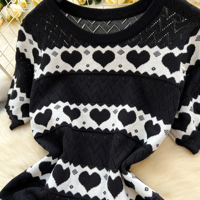 Bella sweet heart jurk