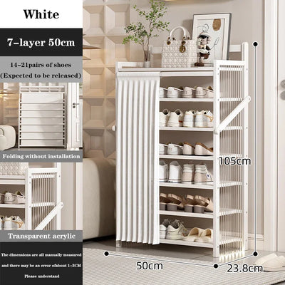 Opvouwbare meerlaagse Schoenenrek