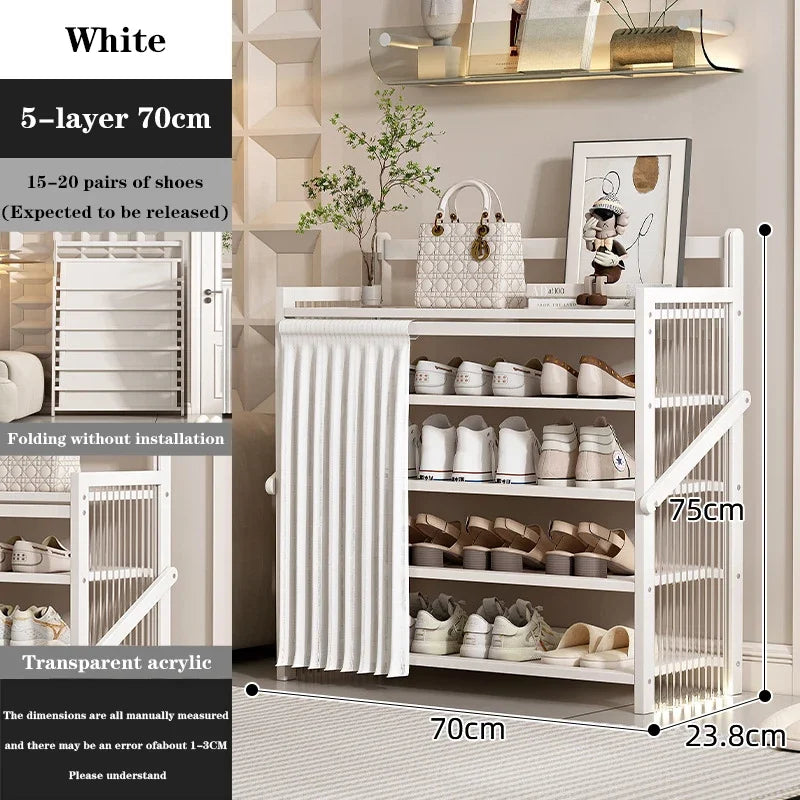 Opvouwbare meerlaagse Schoenenrek