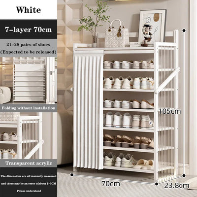 Opvouwbare meerlaagse Schoenenrek