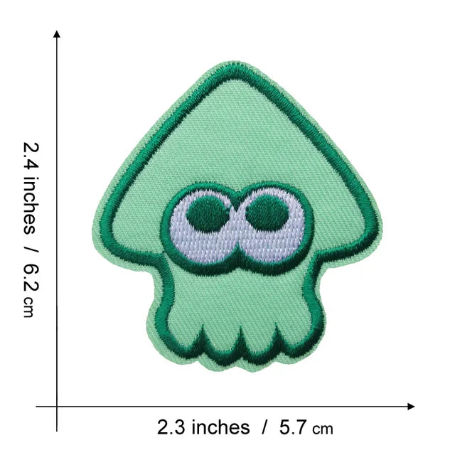 Splatoon Patch stoffen voor kleding accessoires