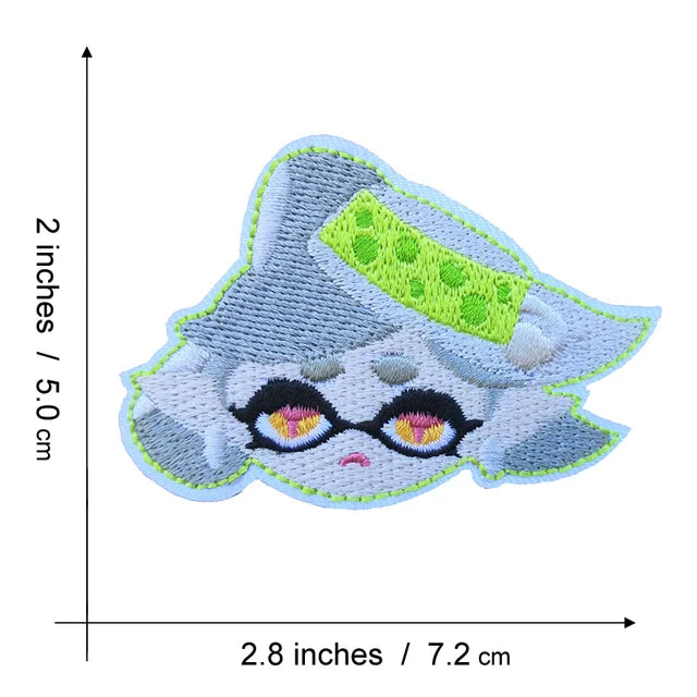 Splatoon Patch stoffen voor kleding accessoires