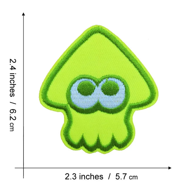 Splatoon Patch stoffen voor kleding accessoires