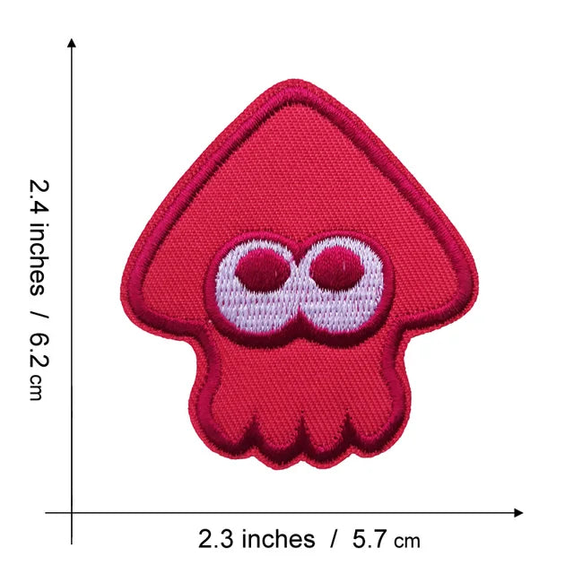 Splatoon Patch stoffen voor kleding accessoires
