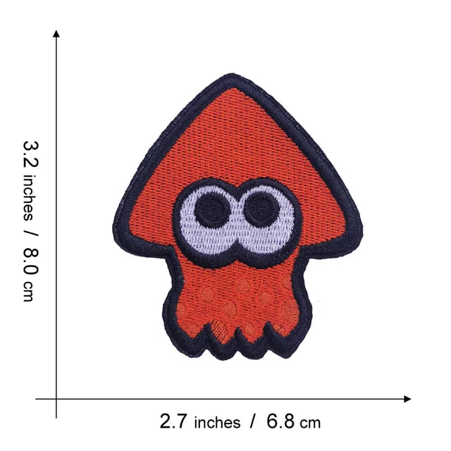 Splatoon Patch stoffen voor kleding accessoires