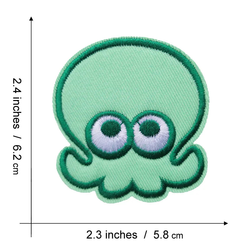 Splatoon Patch stoffen voor kleding accessoires