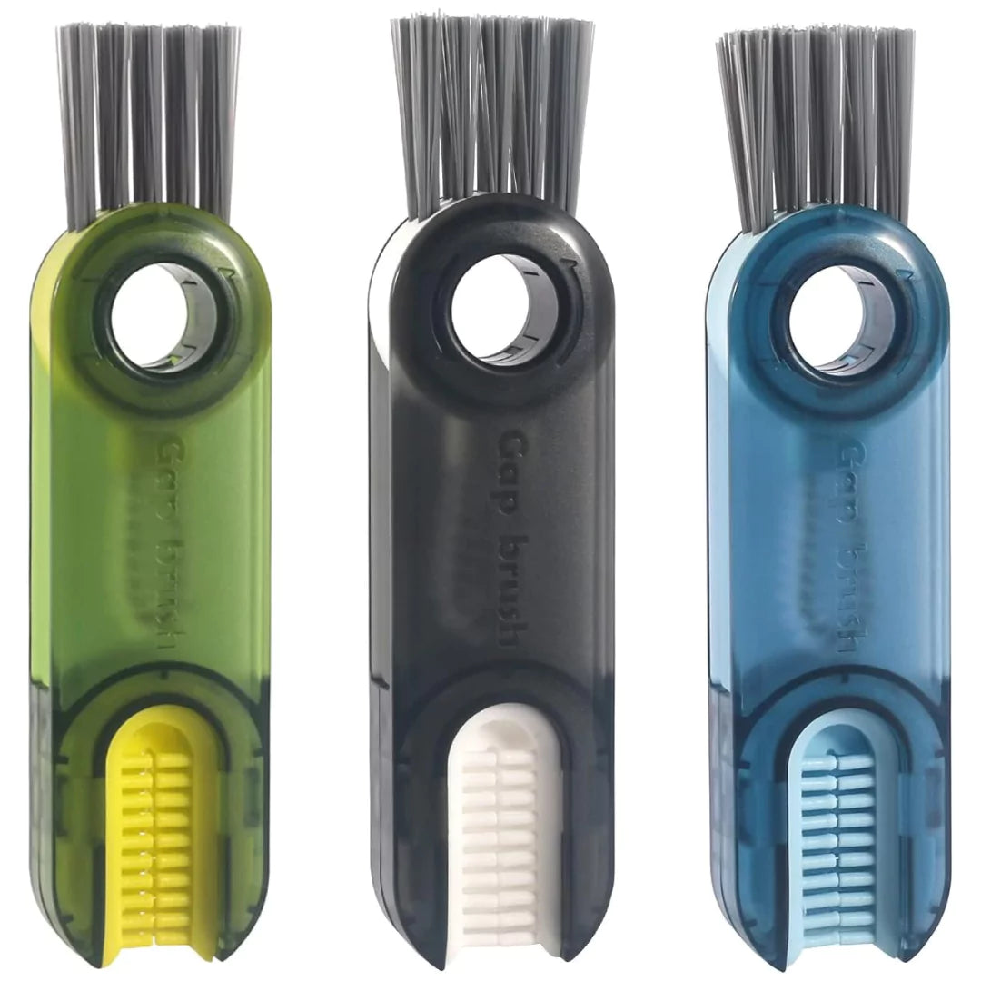 TriClean | 3-in-1 borstel voor hardnekkig vuil in flessen & bekers