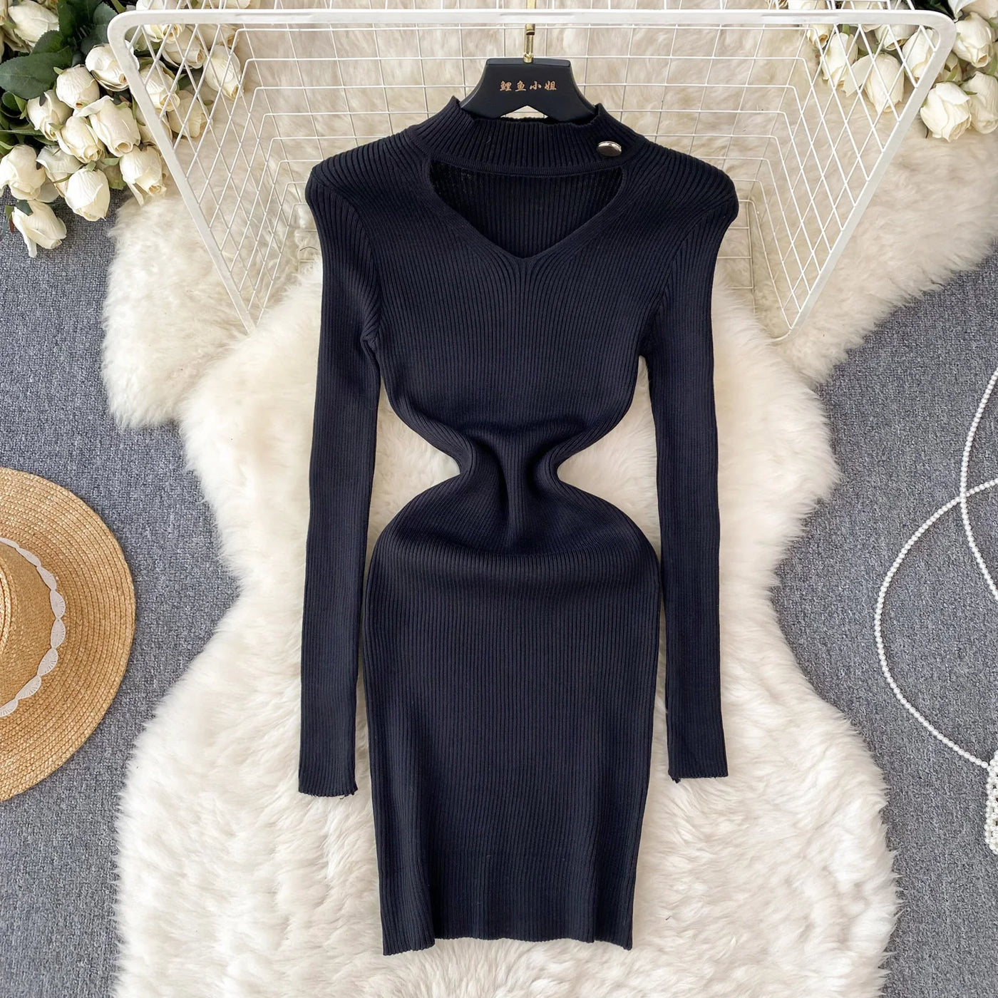 Bella Vintage bodycon jurk