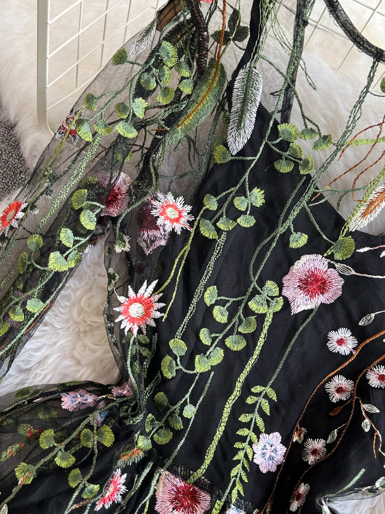 Bella Vintage Long Sleeve  jurk