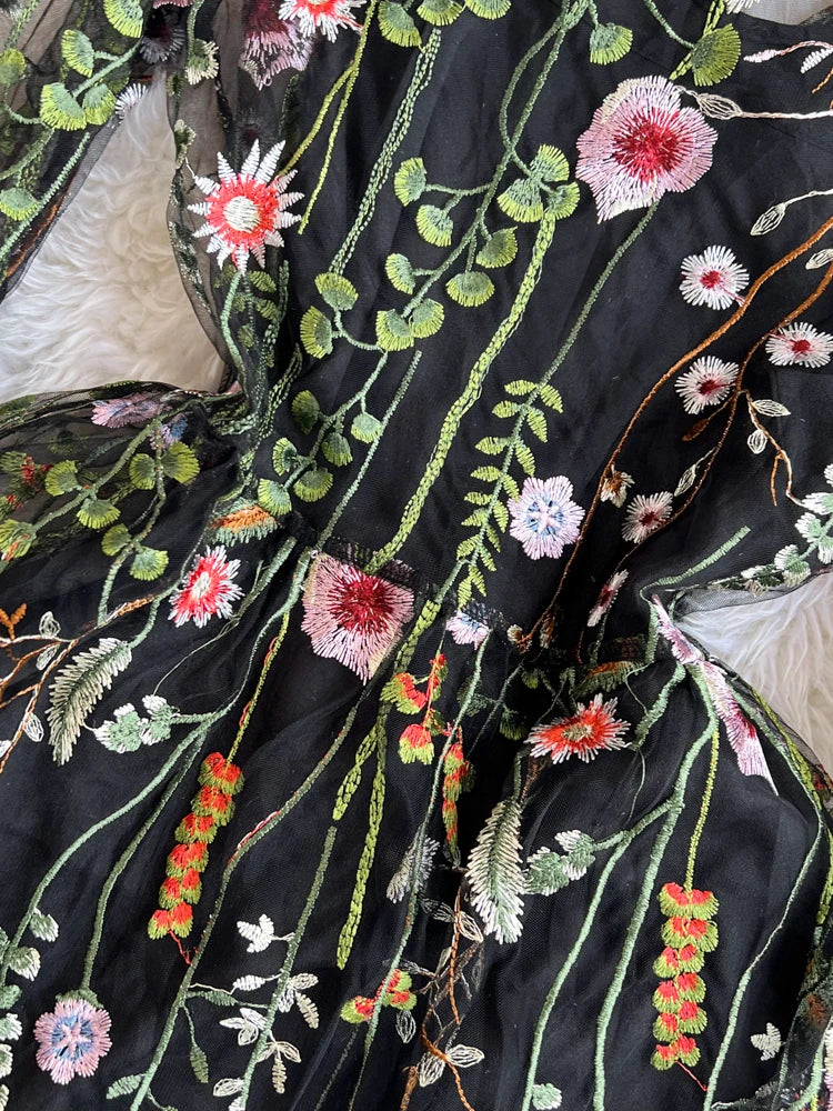 Bella Vintage Long Sleeve  jurk