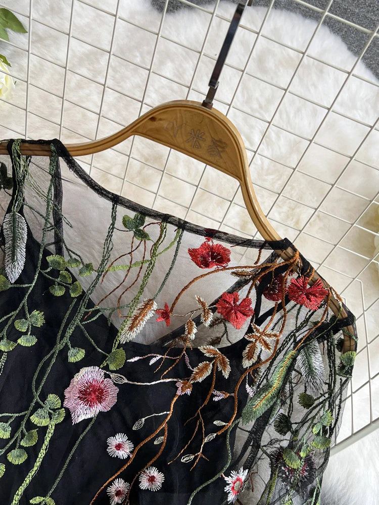 Bella Vintage Long Sleeve  jurk