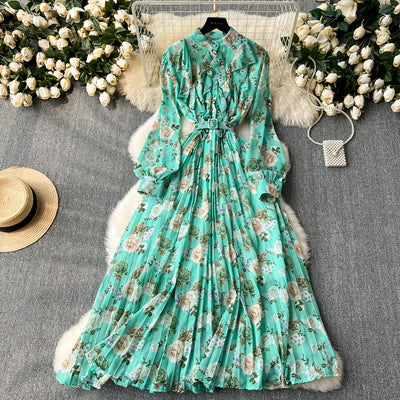 Bella vintage Puff Sleeve jurk