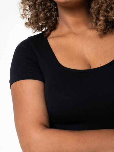 Ronde Hals Thong Bodysuit