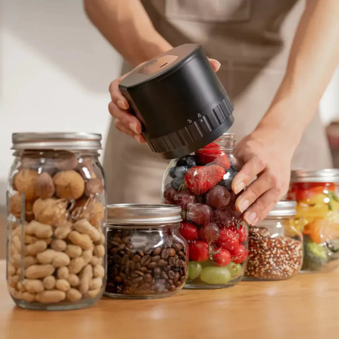 SmartJar™ | Vacuümsealer Voor Potten
