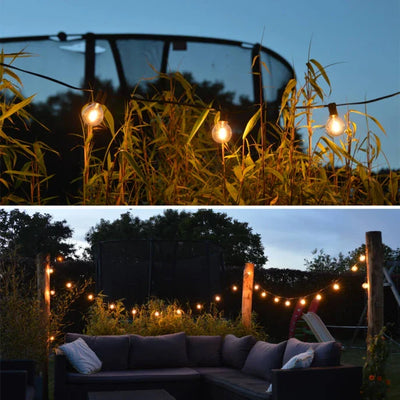 LED Solar Lichtsnoer Deluxe - Creëer de perfecte sfeer in jouw tuin!
