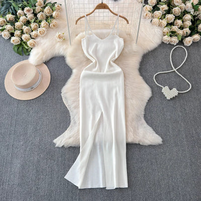 Bella bodycon jurk Split