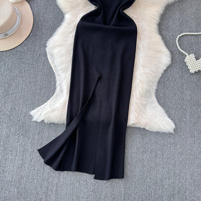 Bella bodycon jurk Split