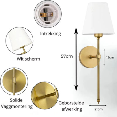 Aura Wandlamp™ - Elegante Draadloze Wandlamp